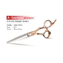 YASAKA 6" Thinning Shears for Hair Cutting with 16 Teeth Sharp Blade, Ultra Sharp Convex Blade,Cobalt Steel Thinning Scissors,Barber Texturizing Scissors For Men Women Salon& Home,Gold