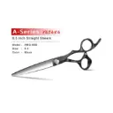 YASAKA Professional Hair Cutting Shears 6.5" Cobalt Steel Sharp Convex Edge, Hair Scissors for Precision Cutting,Ultra Sharp & Straight Convex Blade,Barber Shears for Salon & Home Haircut,Black